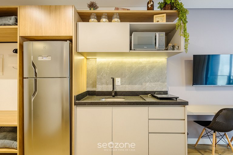 Estudio a 50 metros de la playa en Penha PSO0306