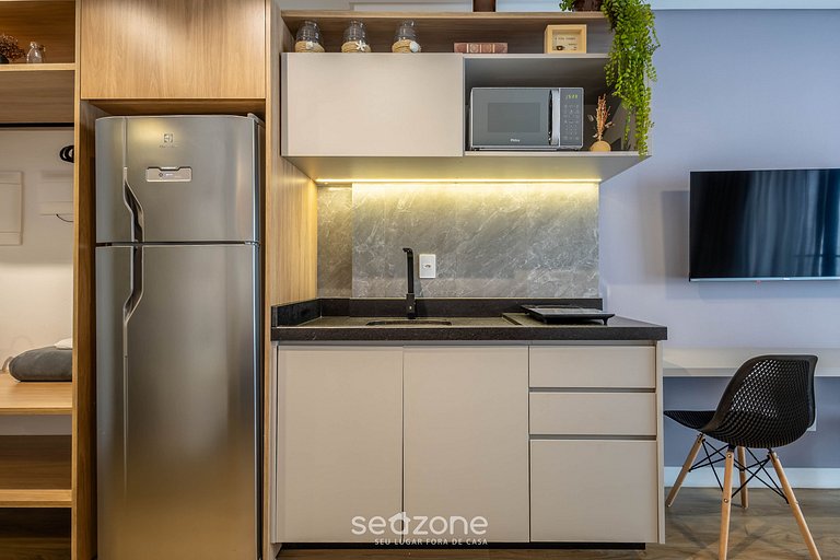 Estúdio a 50m da Praia em Penha PSO0306