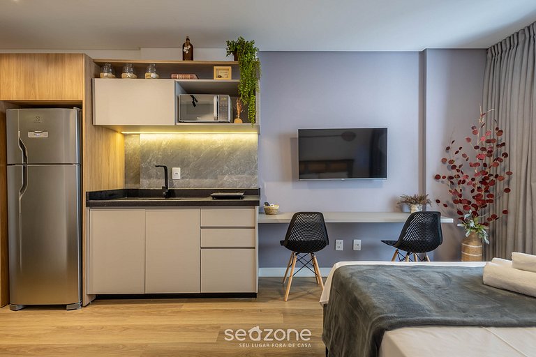 Estúdio a 50m da Praia em Penha PSO0306