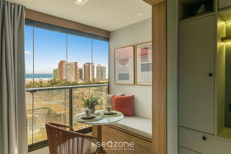 Estudio en Cond. con Piscina, 750m del mar SMT0622