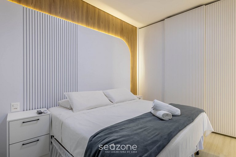 Apto con 3 suites, parrilla y vista al mar DEN1301