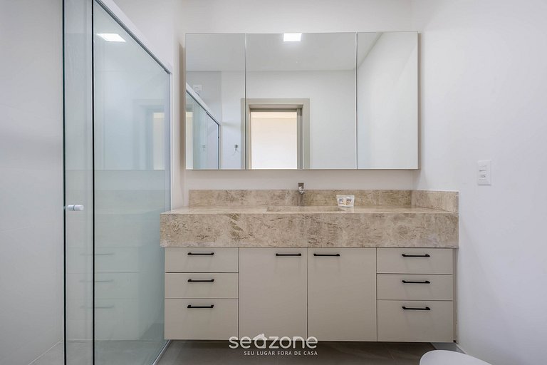 Apto con 3 suites, parrilla y vista al mar DEN1301