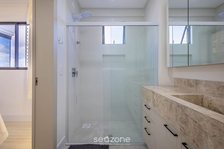 Apto con 3 suites, parrilla y vista al mar DEN1301