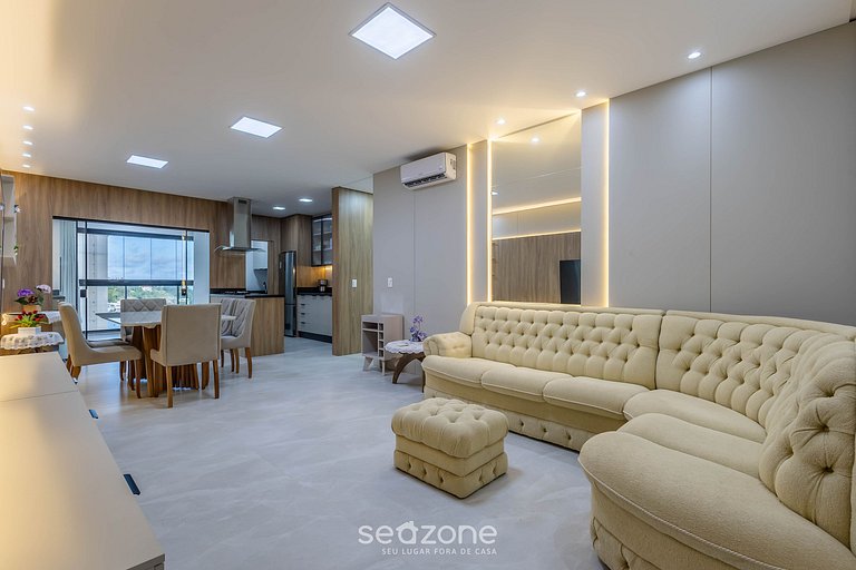 Apto con 3 suites, parrilla y vista al mar DEN1301