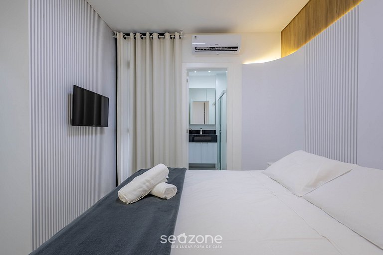 Apto con 3 suites, parrilla y vista al mar DEN1301