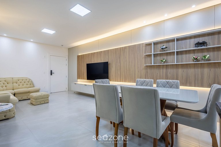 Apto con 3 suites, parrilla y vista al mar DEN1301