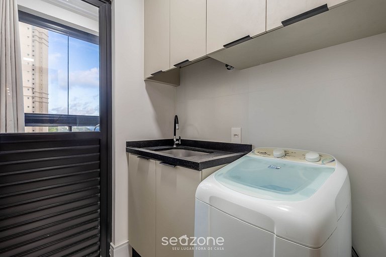 Apto con 3 suites, parrilla y vista al mar DEN1301