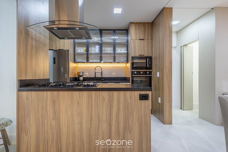 Apto con 3 suites, parrilla y vista al mar DEN1301