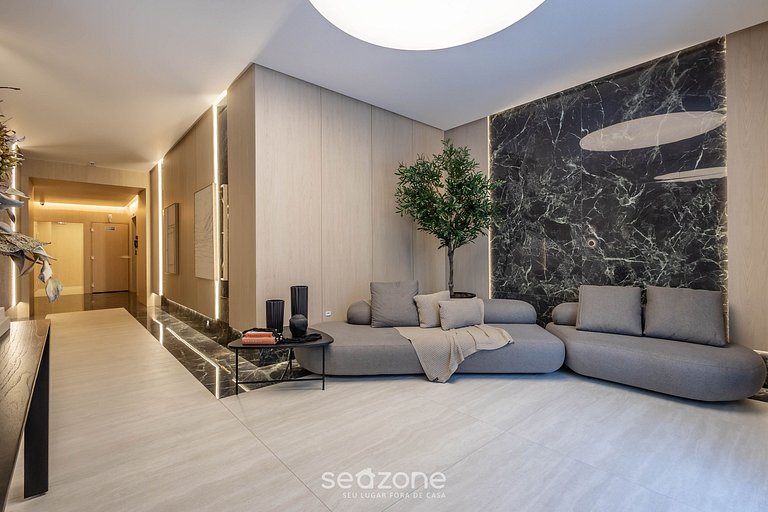 Apto con 3 suites, parrilla y vista al mar DEN1301