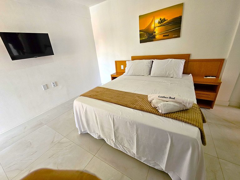 Apto c/ 2 suítes, 160m da Praia de Cumbuco MCU0101