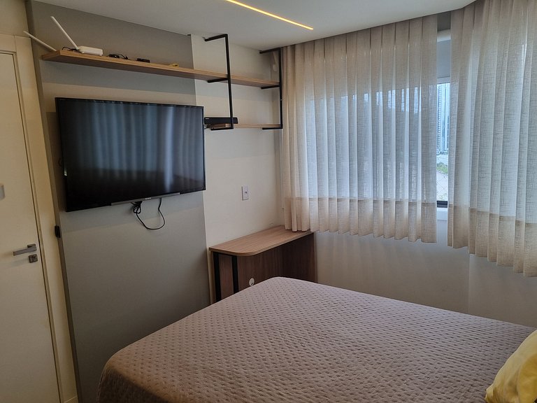 Apto c/ 2 suítes a beira-mar de BC - EQC0801