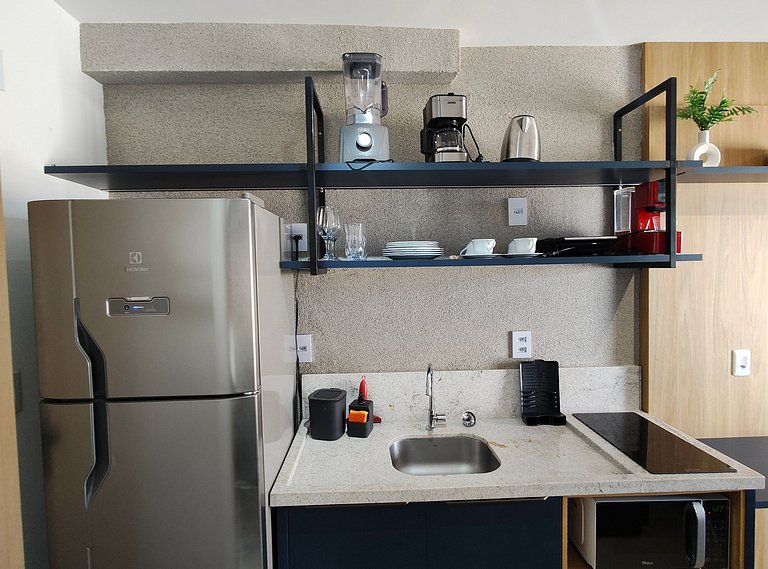 Estudio en edif. c/ piscina, 60m del mar JDN0115