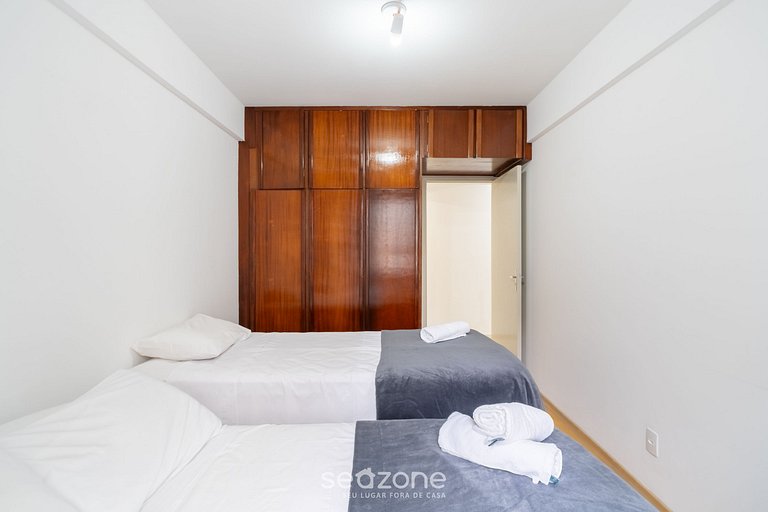 Apto c/ 2 hab y balcón en el Centro CEB1106