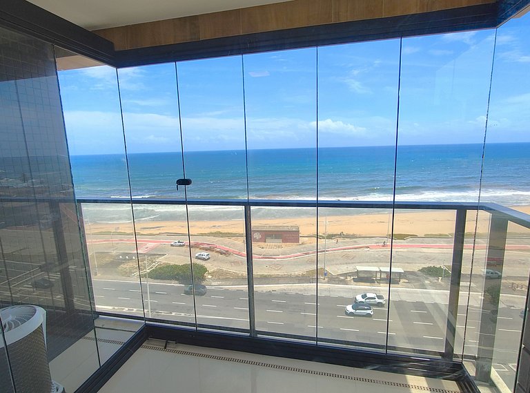 Studio c/ vista Mar em prédio c/ piscina JDN0705