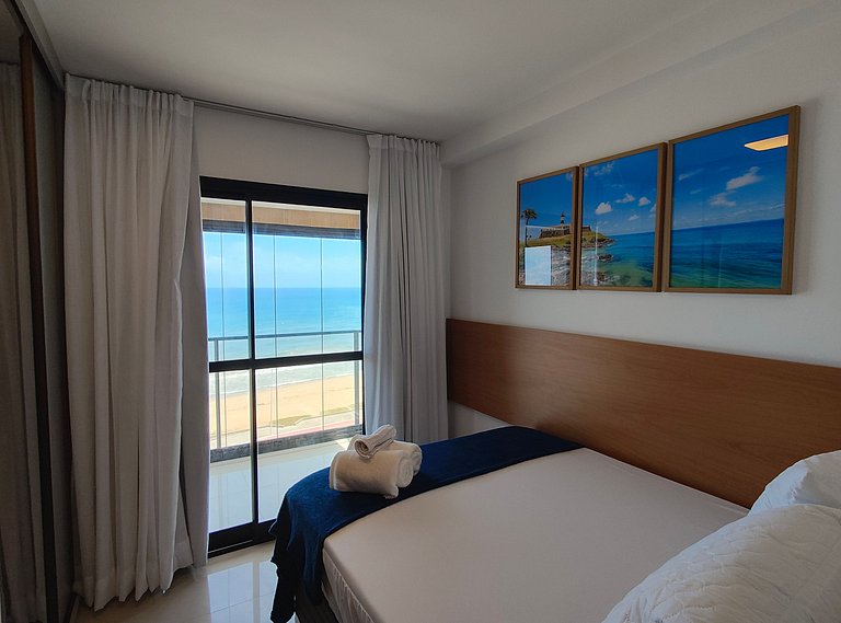 Studio c/ vista al mar en cond. c/ piscina JDN0705