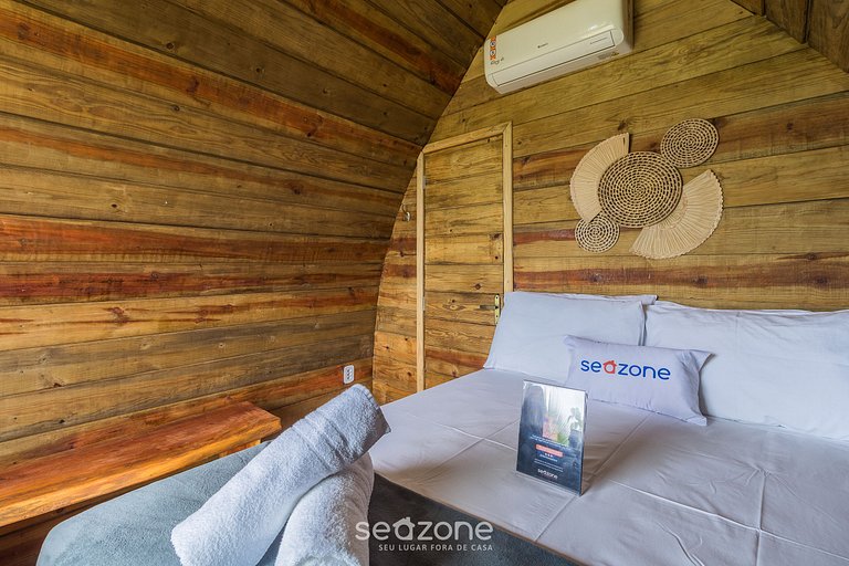 Cabana Pé na Areia com Vista Mar OTX0001