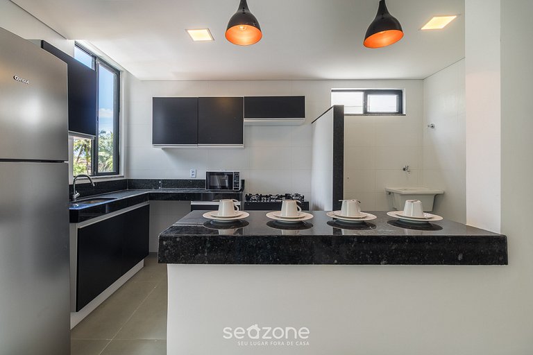 Apto en cond. c/ piscina a 350 m del mar PRY0107