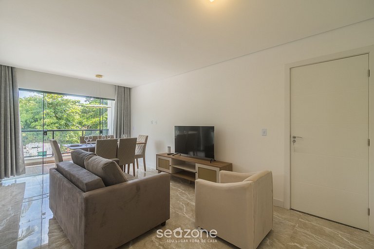 Apto c/ balcón a 350 m de la Playa PRY0106