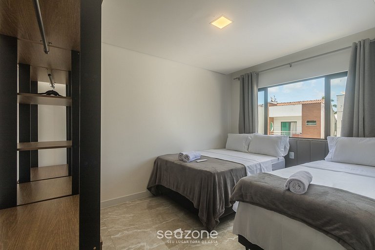 Apto c/ balcón a 350 m de la Playa PRY0106