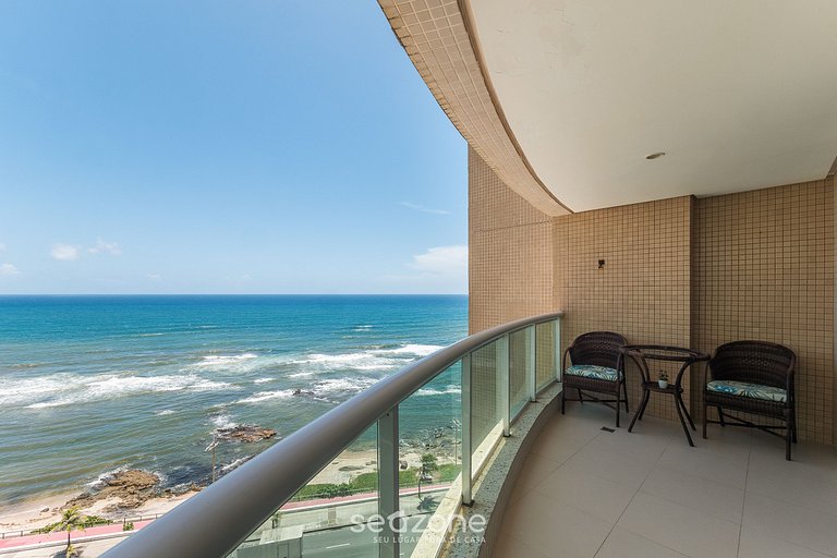 Apto Vista Mar em Frente à Praia PTV0912