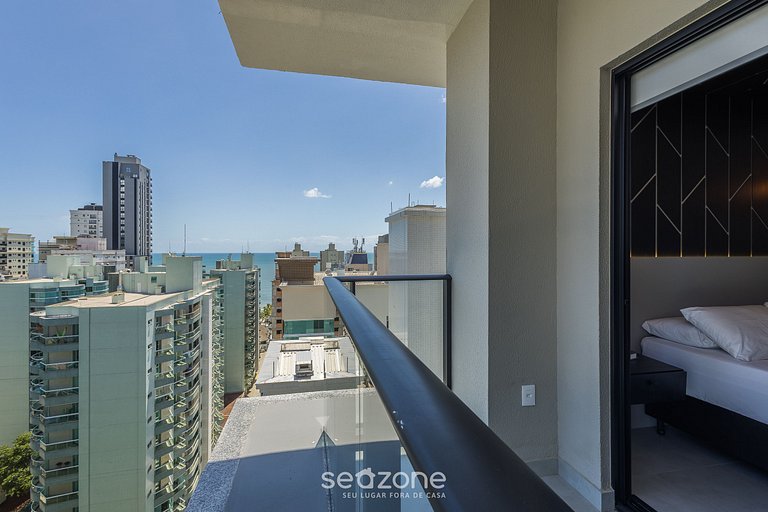 Apto c/ Varanda 220m da Praia em Itapema FFS1504
