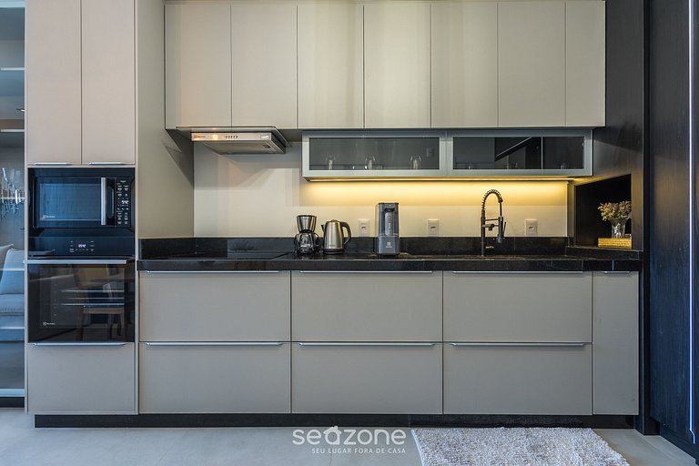 Apto c/ Balcón 220 m de la Playa - Itapema FFS1504