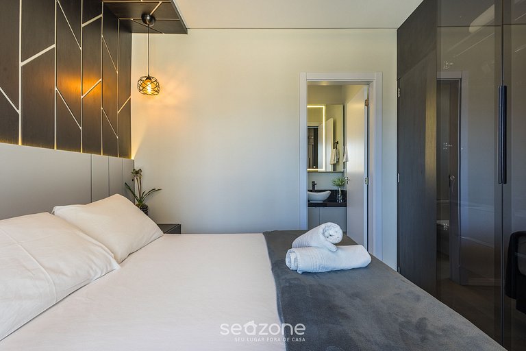 Apto c/ Varanda 220m da Praia em Itapema FFS1504