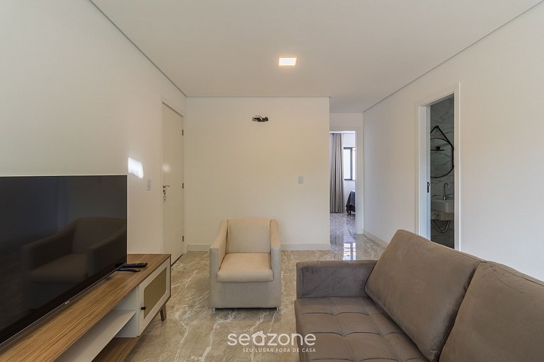 Apto c/ 2 hab y balcón a 350 m del mar PRY0108