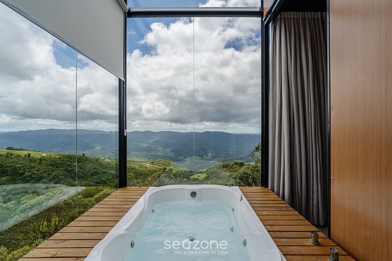 Cabana romântica com vista incrível VST040