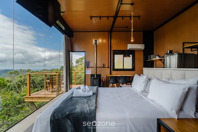 Cabana romântica com vista incrível VST040