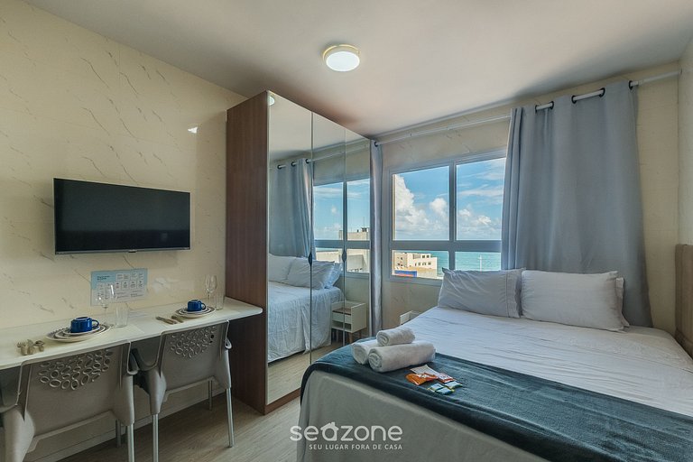 Studio en edf. c/ gimnasio a 150 m del mar SES0705