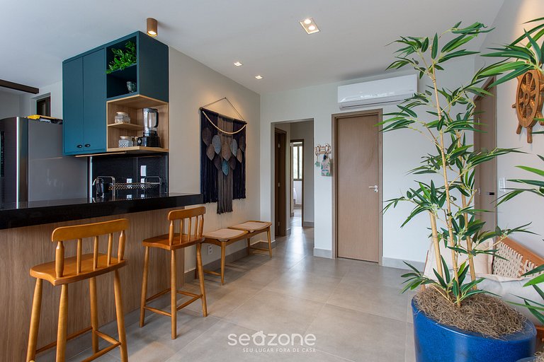 Apt c/3 suites a 4 min de la playa Maraú BBC0101