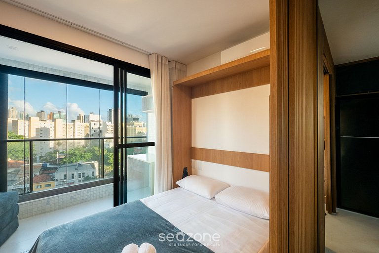 Estudio en edif. c/ piscina, 500 m del mar ZNB0801