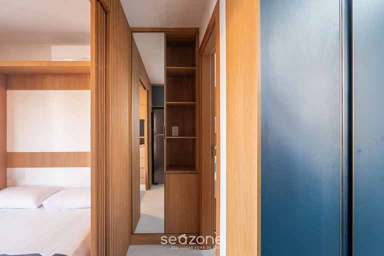 Studio em edf. c/ piscina a 500m da Praia ZNB0801