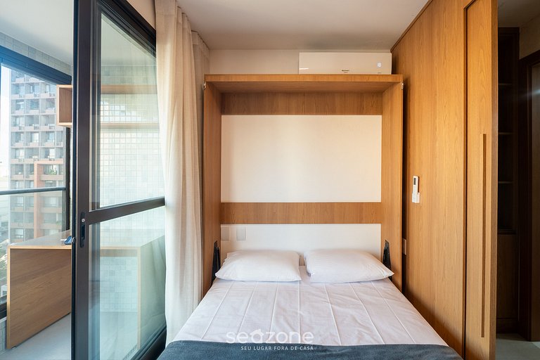 Studio em edf. c/ piscina a 500m da Praia ZNB0801