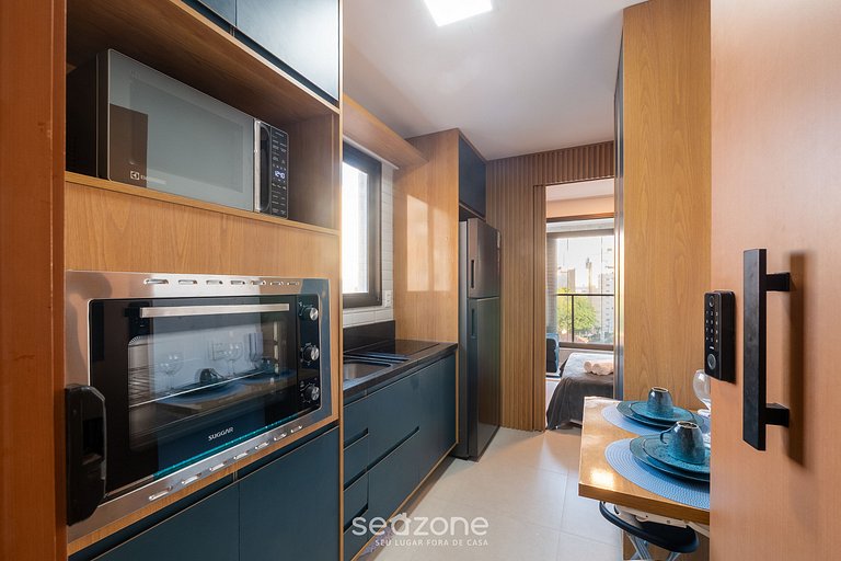 Studio em edf. c/ piscina a 500m da Praia ZNB0801