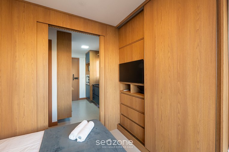 Studio em edf. c/ piscina a 500m da Praia ZNB0801