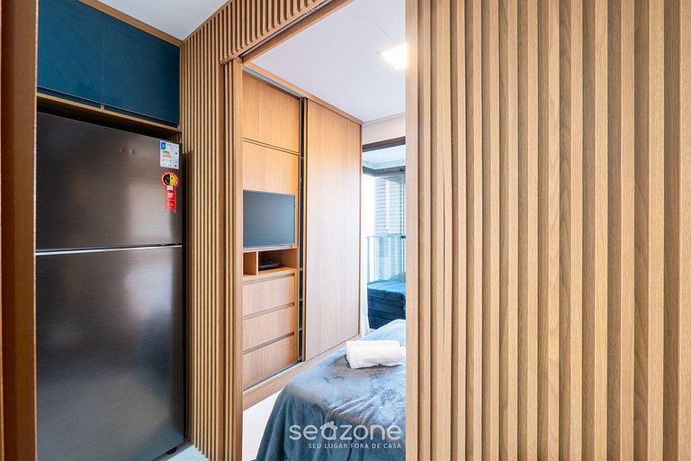 Studio em edf. c/ piscina a 500m da Praia ZNB0801