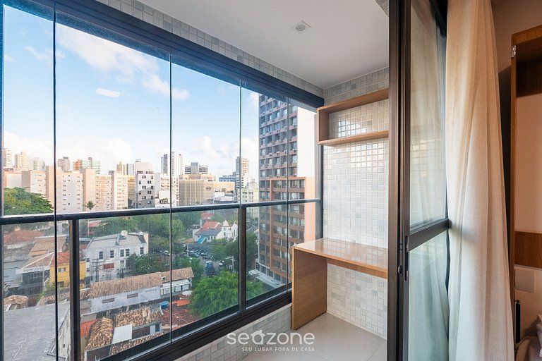 Studio em edf. c/ piscina a 500m da Praia ZNB0801