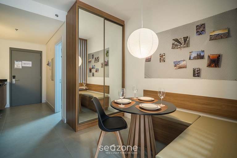 Studio em cond. c/ academia prox ao HU VTD0617