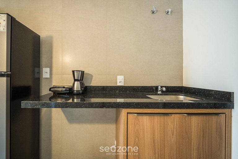 Studio em cond. c/ academia prox ao HU VTD0617