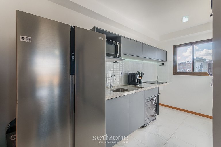 Apto c/ balcón a 750 m del mar SMT0916