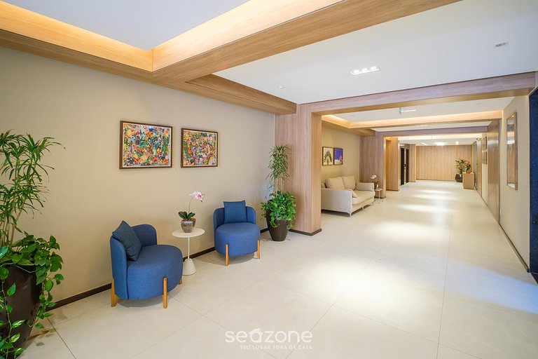 Estudio en Cond. con Piscina, 750m del mar SMT0713