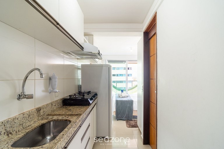 Moderno c/ piscina a 40 m da praia CMZ0616