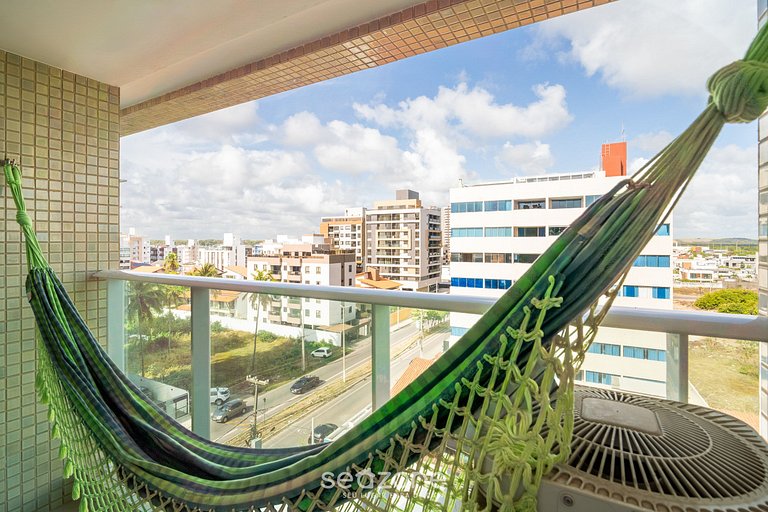 Moderno c/ piscina a 40 m da praia CMZ0616