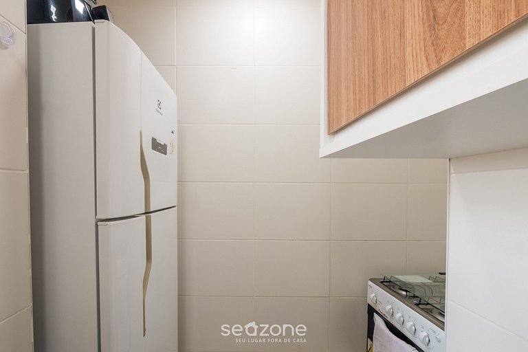Conforto c/ piscina e churrasq. no prédio RAQ1609