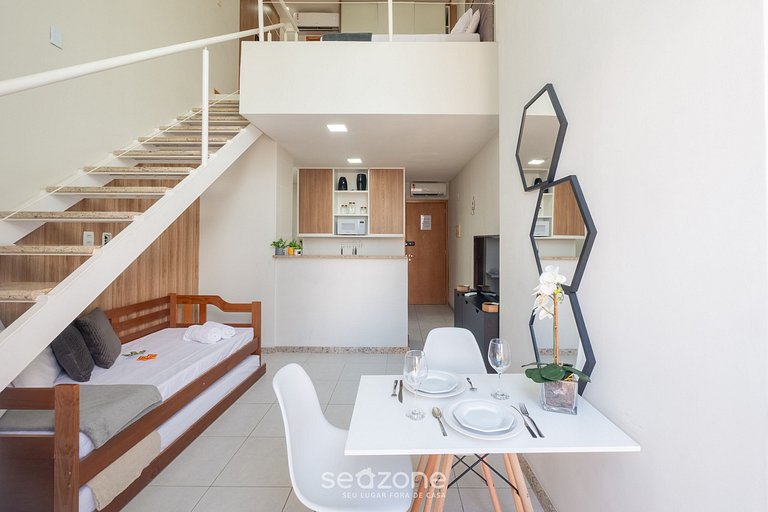 Studio con piscina en el edificio - RAQ1609