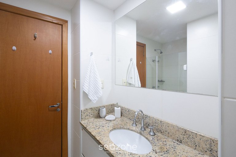 Conforto c/ piscina e churrasq. no prédio RAQ1609