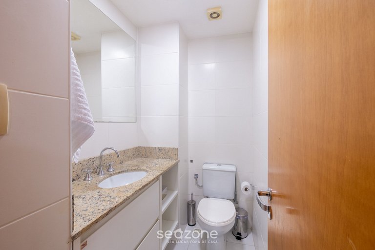 Conforto c/ piscina e churrasq. no prédio RAQ1609