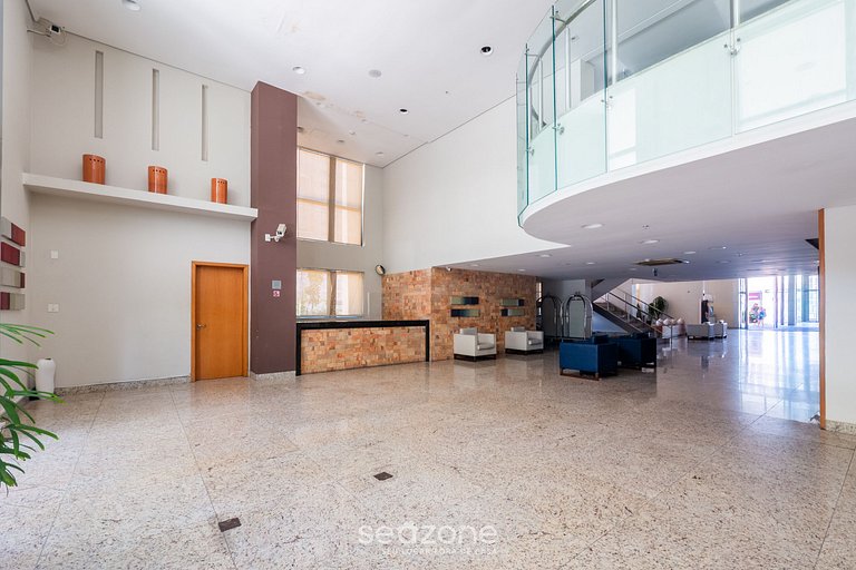 Conforto c/ piscina e churrasq. no prédio RAQ1609
